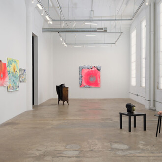 Rodney McMillian, Some lives in the sunshine, exhibition view. Courtesy of Vielmetter