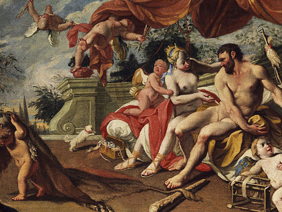 Antique scenes Northern Italy 18th century Hercules at Omphale