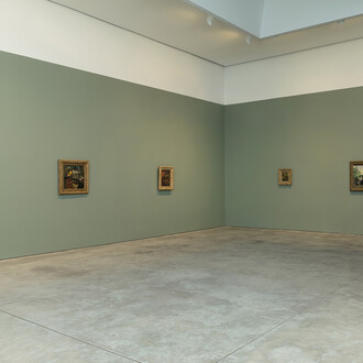 Édouard Vuillard, Early interiors, exhibition view. Courtesy of Skarstedt Gallery