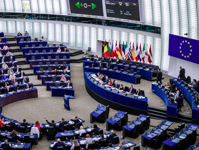 Sesión del Parlamento Europeo, Estrasburgo, Francia