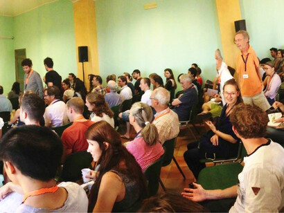 Class room in the Cortona week