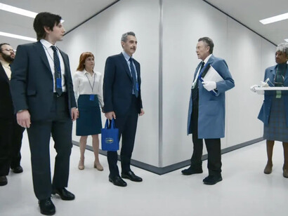 "Severance" has a sluggish beginning, but it gradually progresses at a steady pace