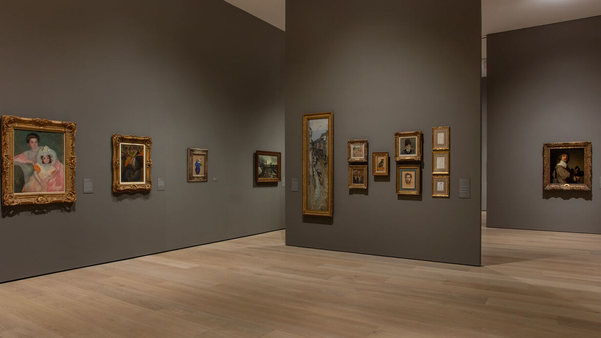 Various artists, Armand Hammer collection, exhibition view. Courtesy of Hammer Museum