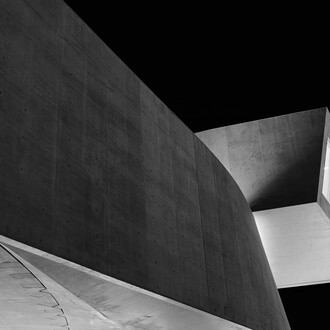 Hélène Binet Zaha Hadid Architects, MAXXI - Museo Nazionale delle Arti del XXI Secolo Rome, Italy, 2009. Digital black-and-white-silver-gelatin print, 80 x 102 cm. Courtesy ammann projects. ©Hélène Binet