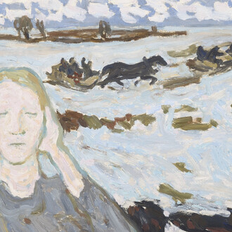 Olga Terri, Suletud (Fermée) (detail), 1948. Courtesy of Musée d’Art Moderne de Paris