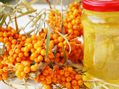 Hippophae rhamnoides e miele
