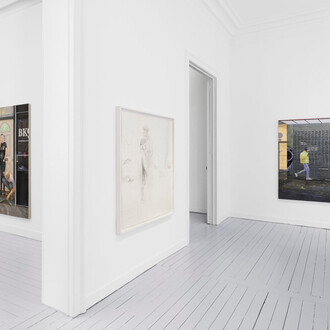 Aaron Gilbert, exhibition view. Courtesy of Gladstone Gallery
