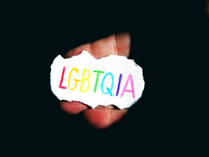 Rainbow letters represent the diversity of the LGBTQIA+ community; being an asexual does not necessarily mean they do not want to be in a romantic relationship