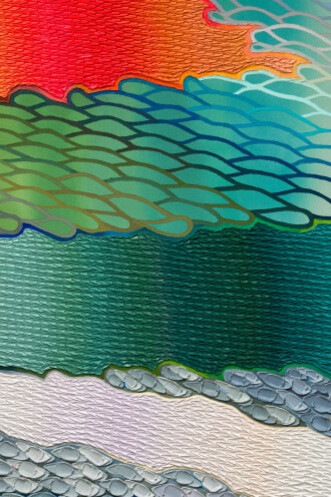 Ishi Glinsky, Shuffling the deck of Ssky and land, 2024. Courtesy of P·P·O·W Gallery