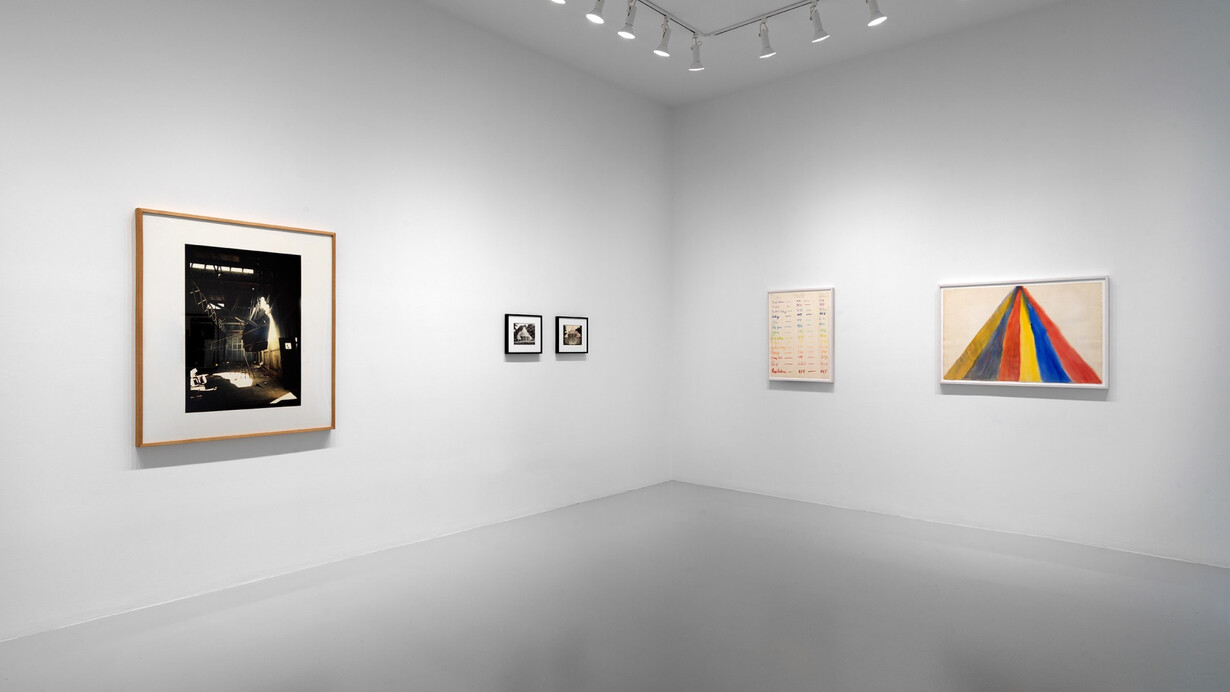 Suzanne Harris and Gordon Matta-Clark, exhibition view. Courtesy of Rhona Hoffman Gallery