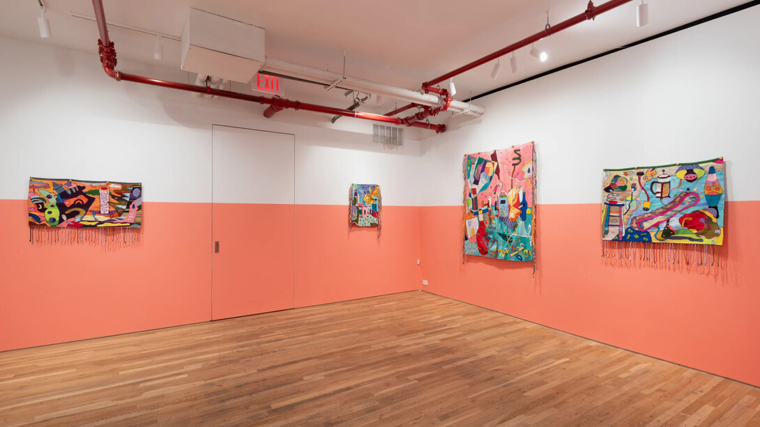 Sam Dienst, Cartoon logic, exhibition view. Courtesy of JLG Projects
