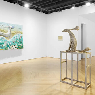 Lin May Saeed, exhibition view. Courtesy of Anton Kern Gallery