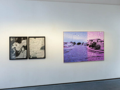 Oleñka Carrasco, Patria. La casa, corrosiva, exhibition view. Courtesy of Tobe Gallery