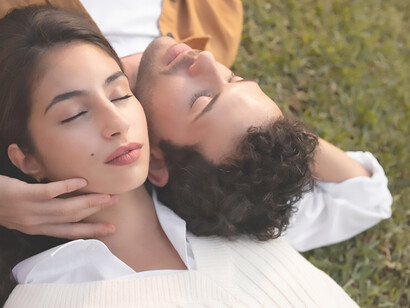 In the tranquility of green spaces and natural landscapes for outdoor relaxation and wellness in nature