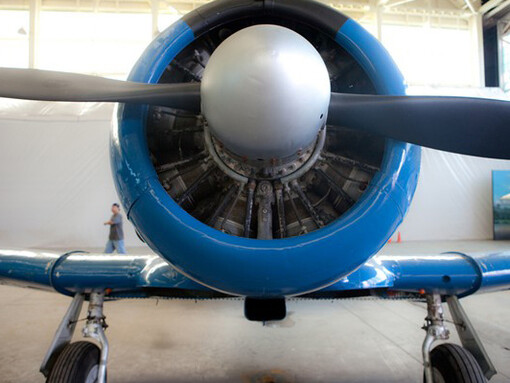 North American T-6 Texan. Courtesy of Pearl Harbor Aviation Museum