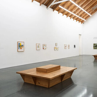 Charlotte Park, The life of forms in color, exhibition view. Courtesy of Parrish Art Museum