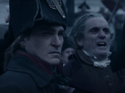 Napoleon movie directed by Ridley Scott, starring Joaquin Phoenix