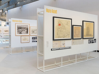 Various artists, Italia in movimento. Autostrade e futuro, exhibition view. Courtesy of Maxxi