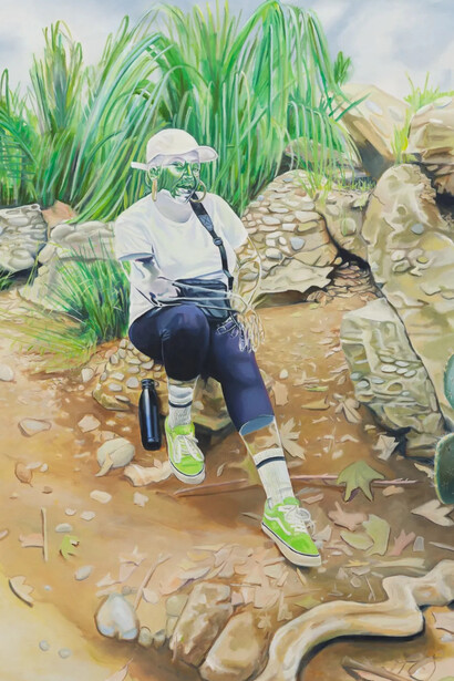 Troy Lamarr Chew II, Office break, 2024. Courtesy of Altman Siegel