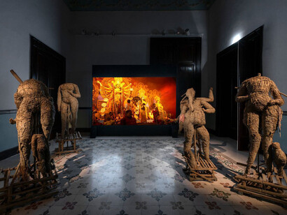 Gregor Schneider, Bauen und töten, exhibition view. Courtesy of Fondazione Morra Greco