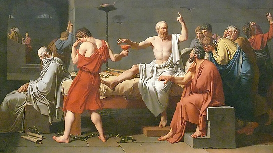 Jacques-Louis David: The Death of Socrates, Metropolitan Museum of Art, New York, USA