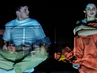 Woyzeck interrupted. Woyzeck interrupted. Courtesy of the Deutsches Theater