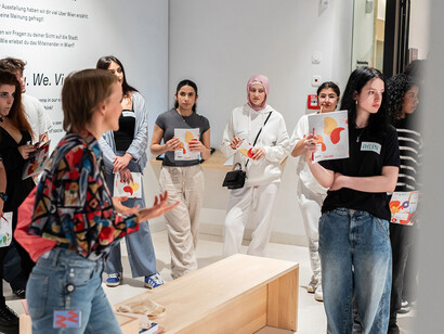 Community gallery, For real!, in the he permanent exhibition of the Wien Museum. Courtesy of Musa Museum. Photo by Ouriel Morgensztern