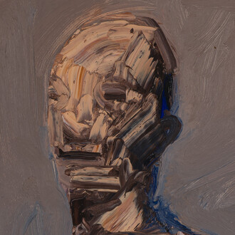 Nathan Oliveira, Head (detail). Courtesy of LewAllen Galleries