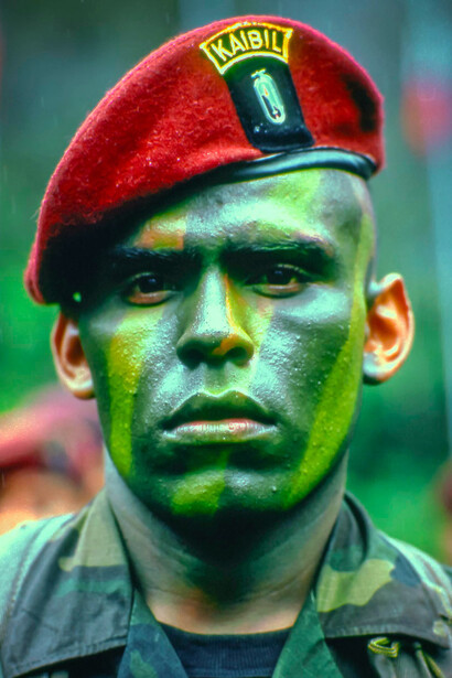 Kaibil, soldado de élite del Ejército de Guatemala