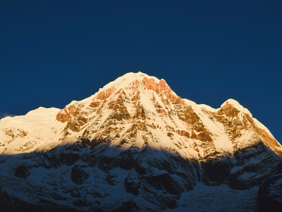 The Himalayas bathed in the light of the setting sun; they are not just a geographical feature, they are a combination of culture, biodiversity and climatic phenomena