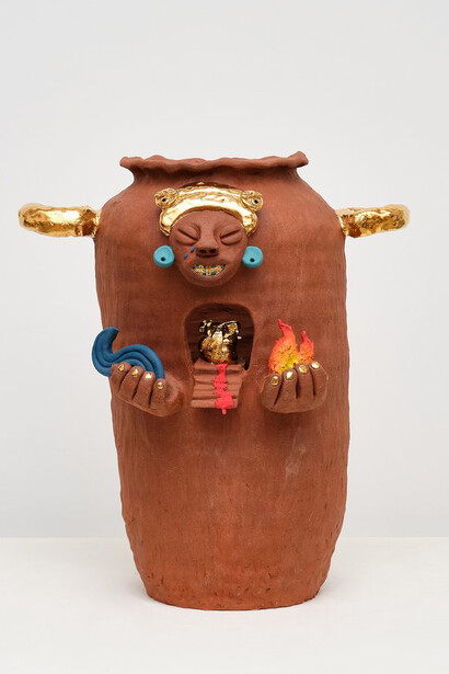 Joel Gaitan, La tumba (beso de muerte) / the grave (kiss of death), 2024. Courtesy of The Pit Gallery