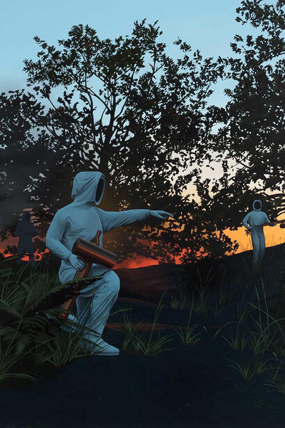 Erno Enkenberg, Beekeepers I, 2021. Courtesy of Museum of Contemporary Art Kiasma