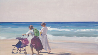 Anna Pasternak (1943) "Maternidad", 2005, óleo sobre lienzo, trabajo propio, Israel