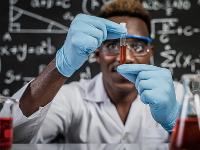 Cientista. Espectroscopia de Ressonância Magnética Nuclear