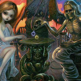 Jasmine Becket-Griffith, Ancient mariner (detail). Courtesy of Corey Helford Gallery