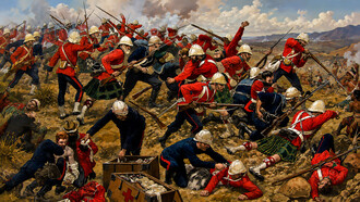 The Battle of Majuba Hill, fought on 27 February 1881, was the final and decisive engagement of the First Boer War, ending in a resounding Boer victory. The battle began after British Major General Sir George Pomeroy Colley occupied the summit of Majuba Hill during the night of 26–27 February 1881