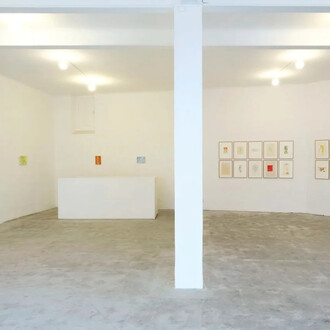 Gérard Traquandi, Peintures & dessins, vue d'exposition. Avec l'aimable autorisation de la Galerie Laurent Godin