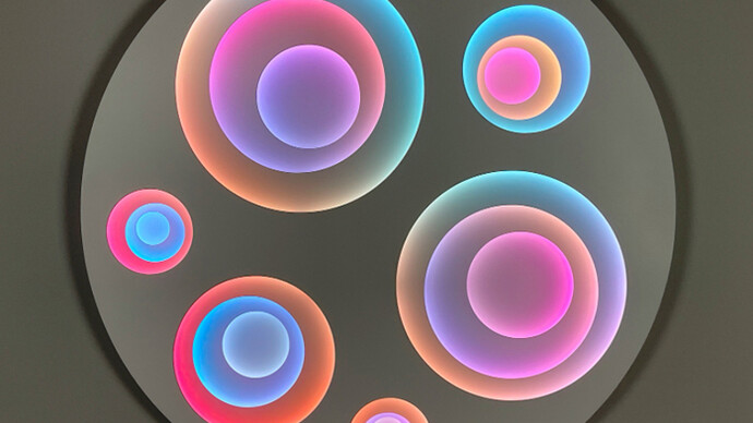 Craig Dorety, Array of circles, jelly beans, 2022. Courtesy of Johansson Projects