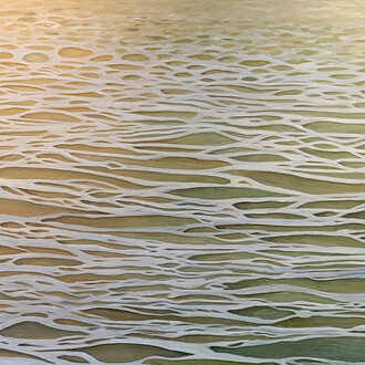 Heather Stivison, Ocean surface, desert (detail). Courtesy of Pleiades Gallery