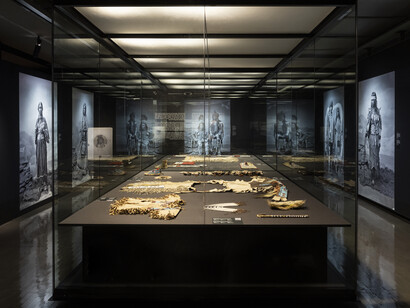 Costume balls. Dressing up history, 1870-1927, exhibition view. Courtesy of McCord Stewart Museum