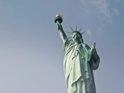 Statue of Liberty was a gift by the French Government, New York, USA