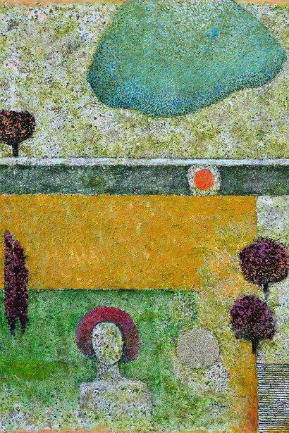 Nabil Anani, The land and I. Courtesy of Zawyeh Gallery