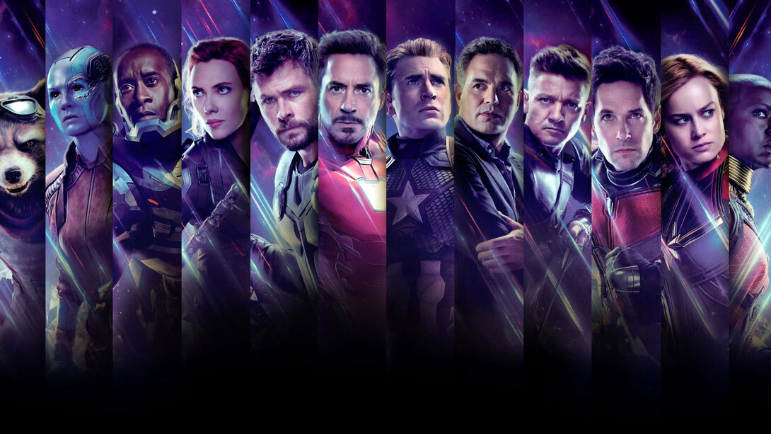 An impressive image featuring a multitude of Marvel characters