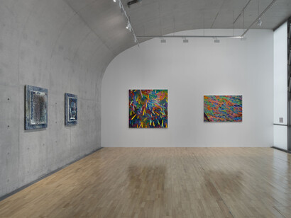 Wang Yuyang, Painting, exhibition view. Courtesy of Long Museum