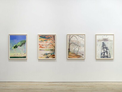 Per Adolfsen, Walk with me, exhibition view. Courtesy of Nino Mier Gallery