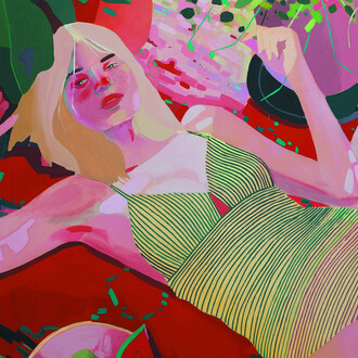 Patrick Puckett, Watermelon (detail), 2026. Courtesy of Wally Workman Gallery