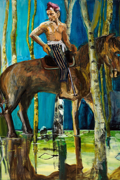 Maia Cruz Palileo, The way back, 2018. Collection of the Nasher Museum of Art at Duke University, Durham, North Carolina. Gift of Jennifer McCracken New (A.B.’90, J.D.’94) and Jason G. New (J.D.’94), 2019.6.1. Courtesy of Maia Cruz Palileo and Pérez Art Museum Miami. Photo by Peter Paul Geoffrion