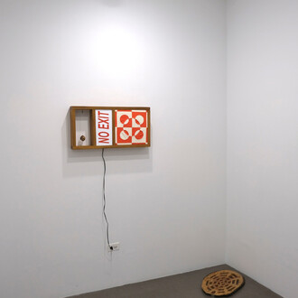 Mikey Mosher, Crossroads, exhibition view. Courtesy of Bert Green Fine Art