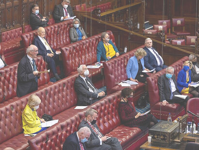 On Friday 25 February 2022, members of the House of Lords