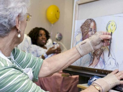Hospitals have been developing formal arts in health programs for their patients
